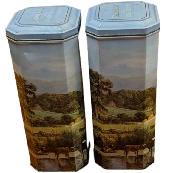 Vintage Carolans Finest Irish Cream Ireland Valley Collectible Metal Tins - Picture 9 of 12